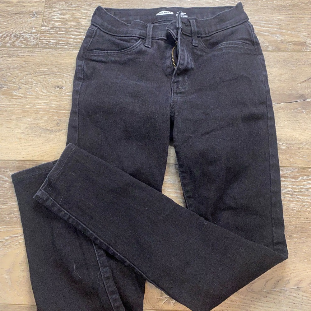Old Navy black uniform jeans